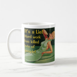 De Café El trabajo duro mata a 11 onzas. Taza