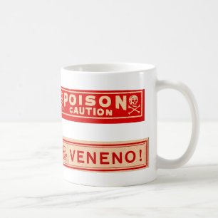 De Café El veneno etiqueta la taza