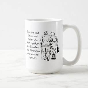 De Café El Verdadero Amor Envejece Taza Romántica Divertid