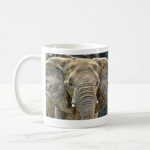 De Café Elefante - taza del elefante africano
