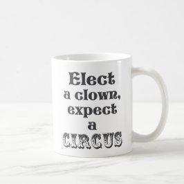 De Café ¡Elija a un payaso, cuente con un circo! Taza anti