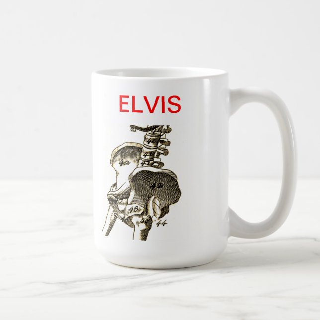 De Café ELVIS la PELVIS - taza (Derecha)