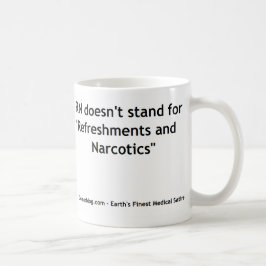 De Café Enfermería RN - Refrigerios y taza del narcótico