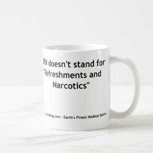 De Café Enfermería RN - Refrigerios y taza del narcótico