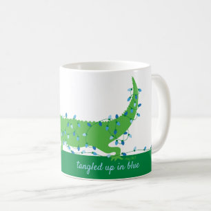 De Café Enredado en la taza azul