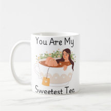 Eres Mi Té Más Dulce Taza Clásica Estética Linda