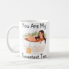 De Café Eres Mi Té Más Dulce Taza Clásica Estética Linda