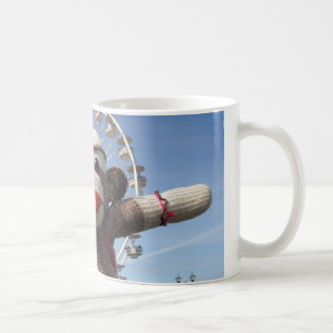 De Café Ernie la taza del mono del calcetín