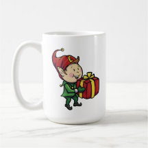 Ernie la taza del navidad del duende