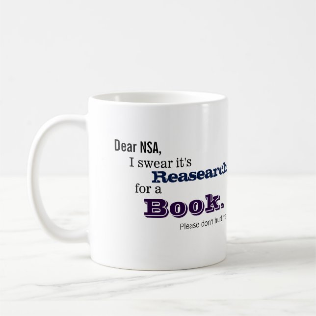 De Café ¡Es investigación! Taza (Izquierda)