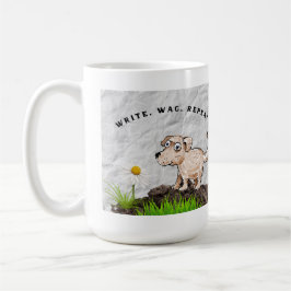 De Café Escribe, Mueve la Cola, Repite, una Taza para Aman
