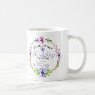 De Café ésta es mi taza del planeamiento del boda