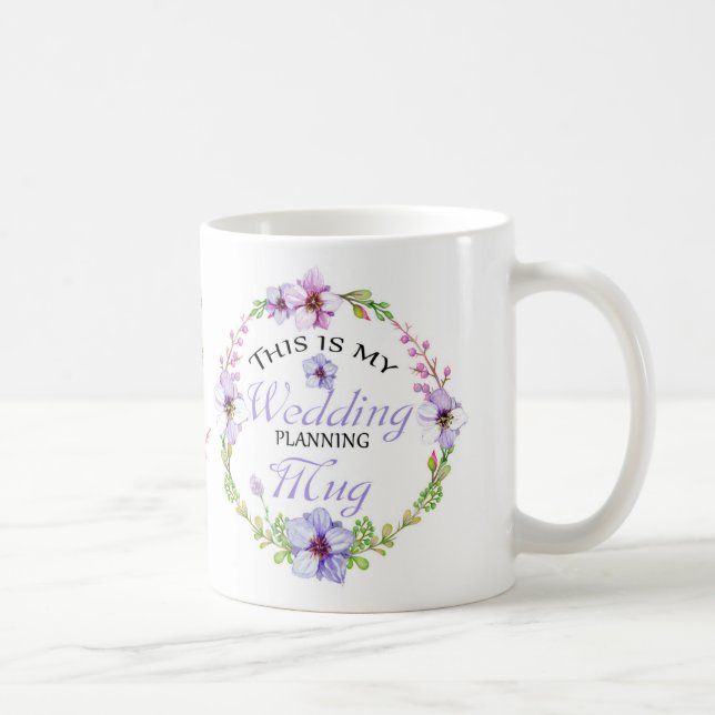 De Café ésta es mi taza del planeamiento del boda (Derecha)
