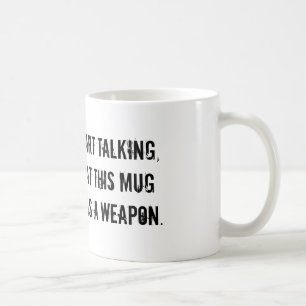 De Café Esta taza dobla como arma