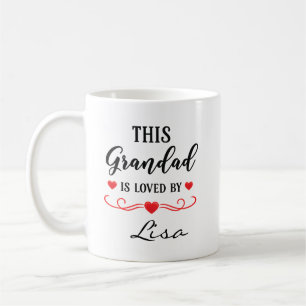 De Café Esta taza personalizada Abuelo es amado regalo Abu