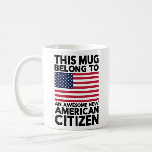De Café Esta Taza Pertenece a un Nuevo Ciudadano Estadouni