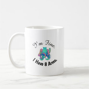 De Café "Estoy Bien. Tengo 8 Brazos." Taza