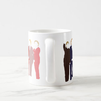 De Café Estoy con su taza del arco iris