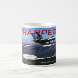 De Café F-14 Tomcat "¡ATRAPADO!" Taza