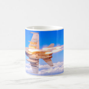 De Café F/A-18C HORNET bengalas! Taza