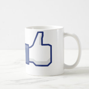 De Café Facebook "como" la taza