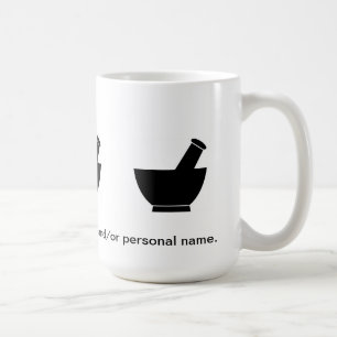 De Café Farmacéutico que compone la taza del viaje del