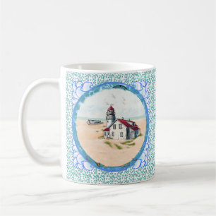 De Café Faro del mediodía taza 