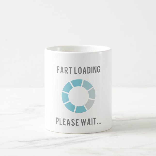 De Café Fart cargando por favor esperan - la taza (Centro)