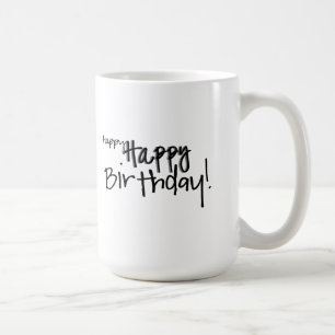 De Café ¡feliz cumpleaños feliz! Taza