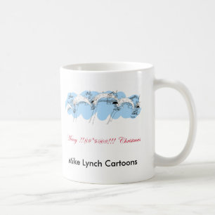 De Café ¡Feliz!! ¡$#*%@#!! Taza del navidad