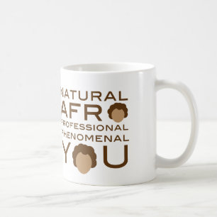 De Café Fenomenal profesional del Afro natural usted taza