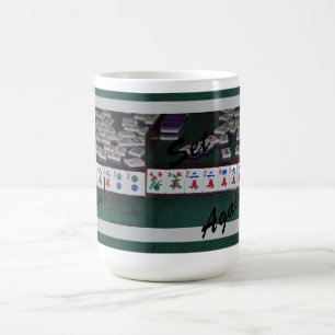 De Café "Fije otra vez" la taza del Mah Jongg