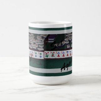 De Café "Fije otra vez" la taza del Mah Jongg