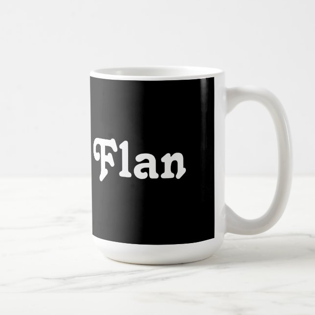 De Café Flan en taza (Derecha)