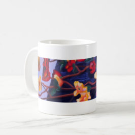 De Café Flores y taza del limón
