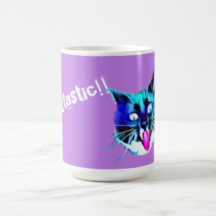 De Café ¡Frazztastic! Taza loca del gato