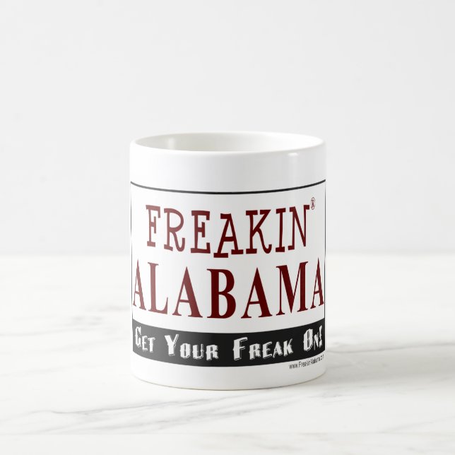 De Café FreakinAlabama.com - taza (Centro)