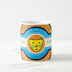 De Café Freekibblekat "Yum Yum" taza