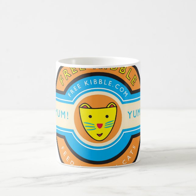 De Café Freekibblekat "Yum Yum" taza (Centro)