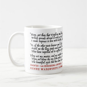 De Café Friki Dante Longfellow - taza del Lit