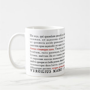 De Café Friki Virgil Aeneid - taza del Lit