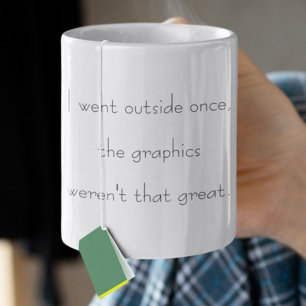 De Café Fui Afuera Una Vez Taza Divertida Para Jugadores H