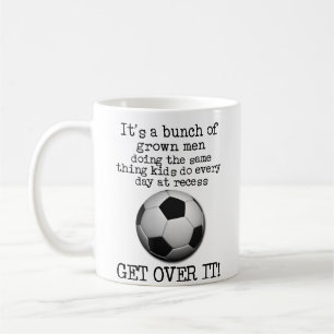 De Café Fútbol ¡Supéralo! Taza Divertida Humor FIFA