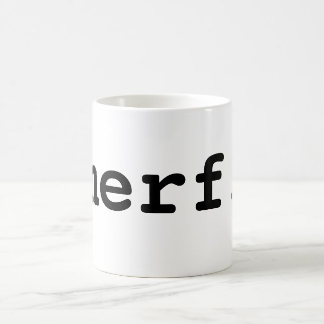 De Café Gato "merf del monstruo." taza (Centro)