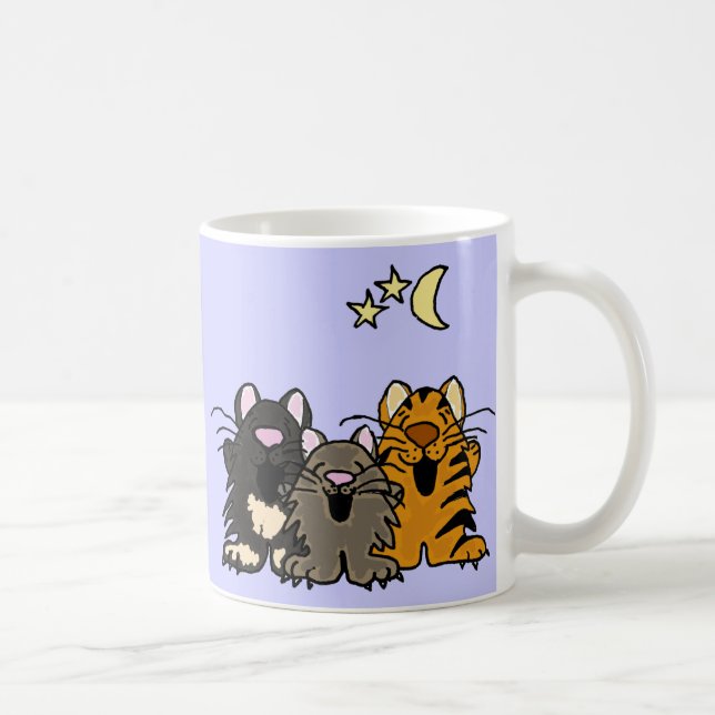 De Café Gatos del júbilo del canto AO taza (Derecha)