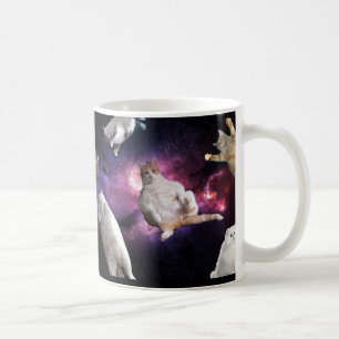De Café Gatos en taza del espacio