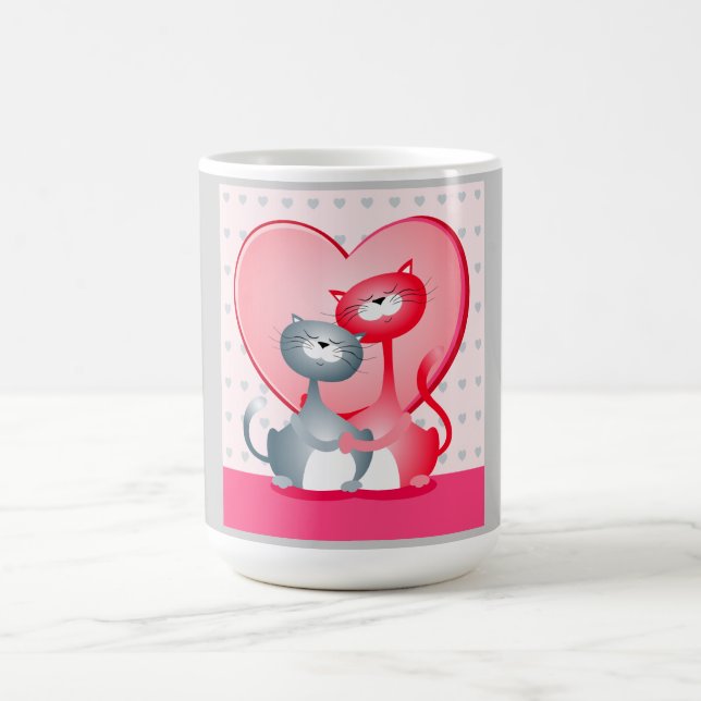 De Café Gatos enamorados, taza (Centro)