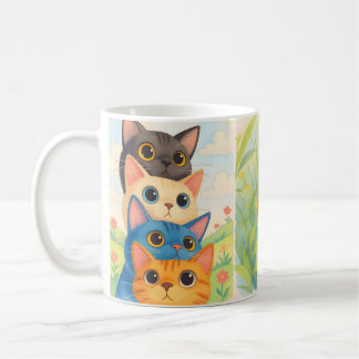 De Café Gatos Lindos | Taza para Papá Gato | Taza para Mam
