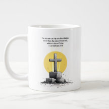 1 Corintios 3:11 Versículo Bíblico Taza Cristiana