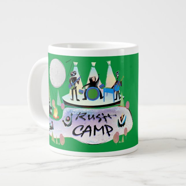 De Café Gigante ¡20oz taza RushCamp! (Izquierda)